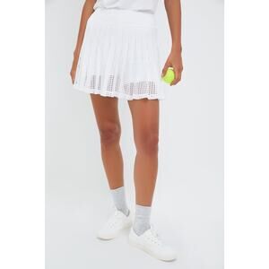 TUCKERNUCK SPORT White Cane 15 Inch Williams Tennis Skirt Size M NWT